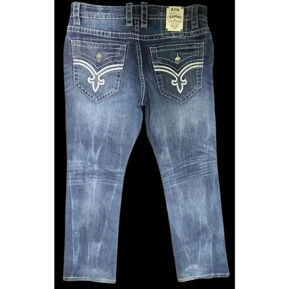 Men's Straight Rock Revival Jeans 